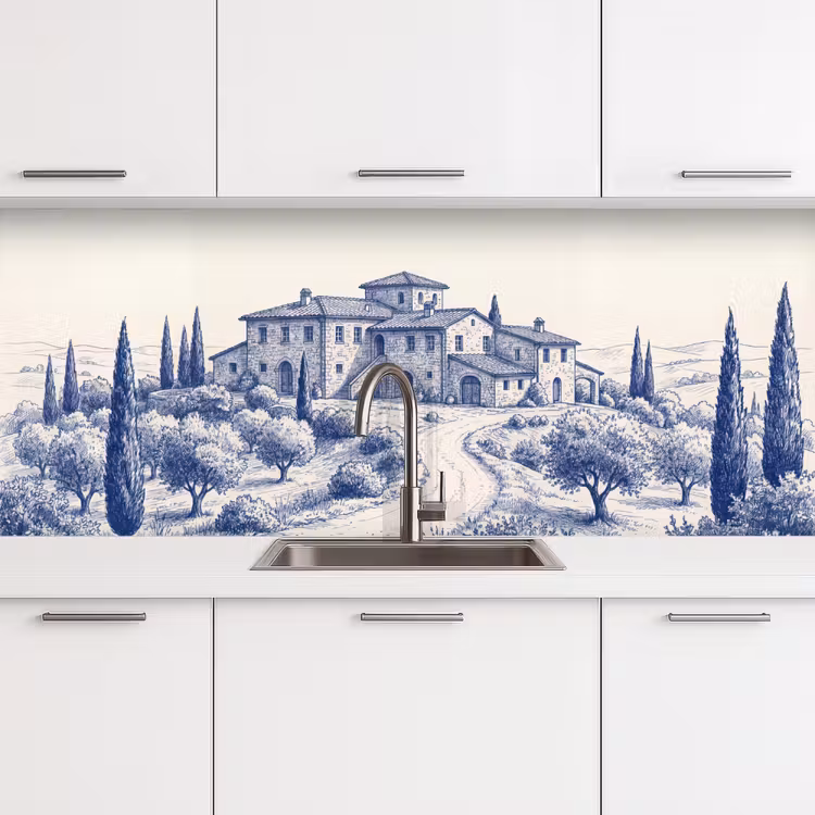Kitchen splashback - Rustic - Estate - Blue — 4