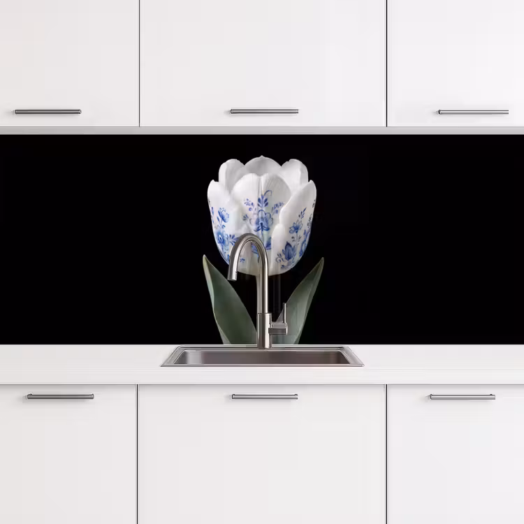 Kitchen splashback - Tulip - Pattern - Blue — 4