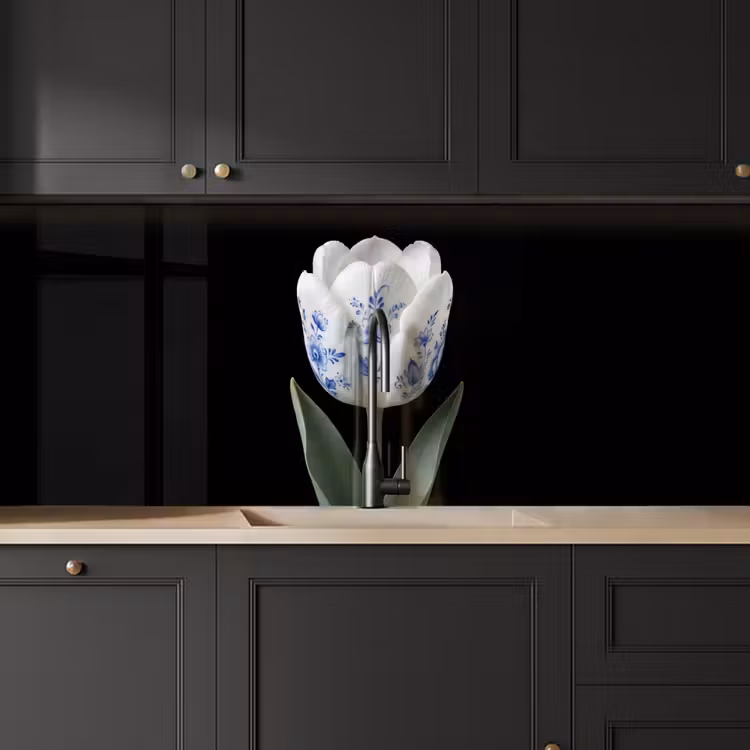 Kitchen splashback - Tulip - Pattern - Blue — 6