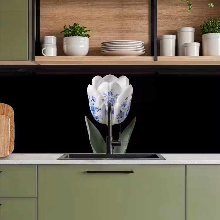 Kitchen splashback - Tulip - Pattern - Blue — 8