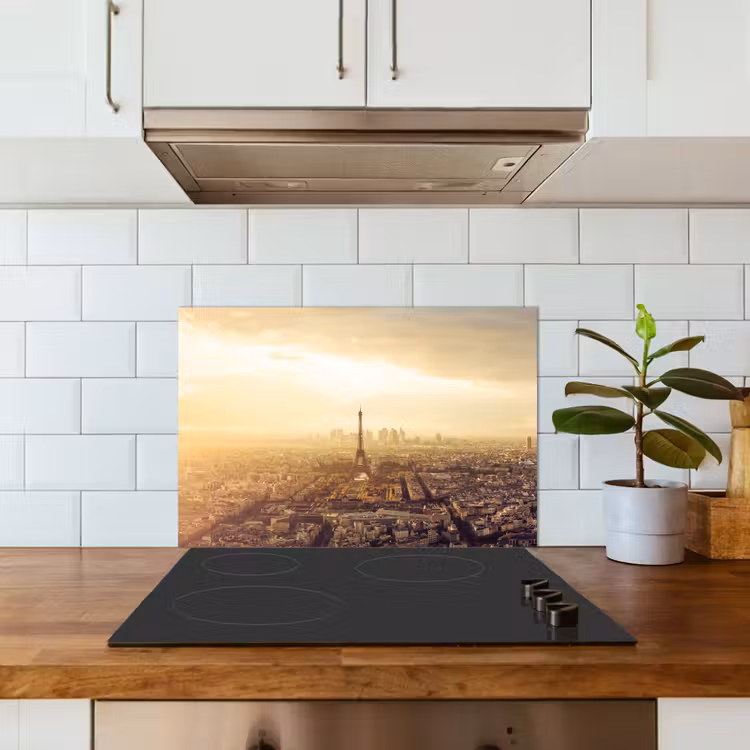 Kitchen splashback for hob - Paris - Skyline - Sunset - Cities — 3