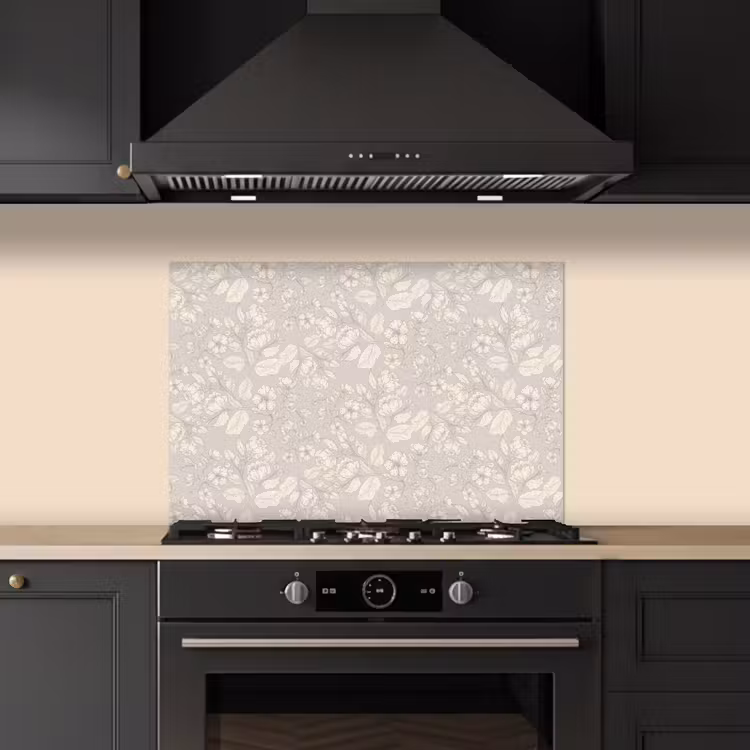 Kitchen splashback for hob - Peonies - Blossom - Berries — 5