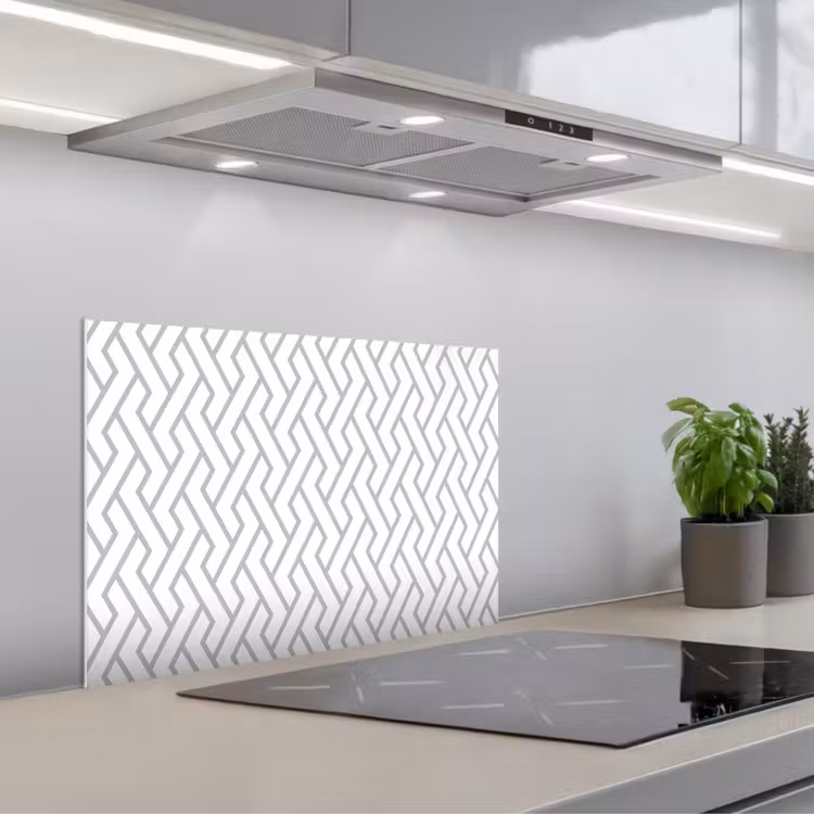 Kitchen splashback for hob - Graphic - Pattern - Modern - Line — 1
