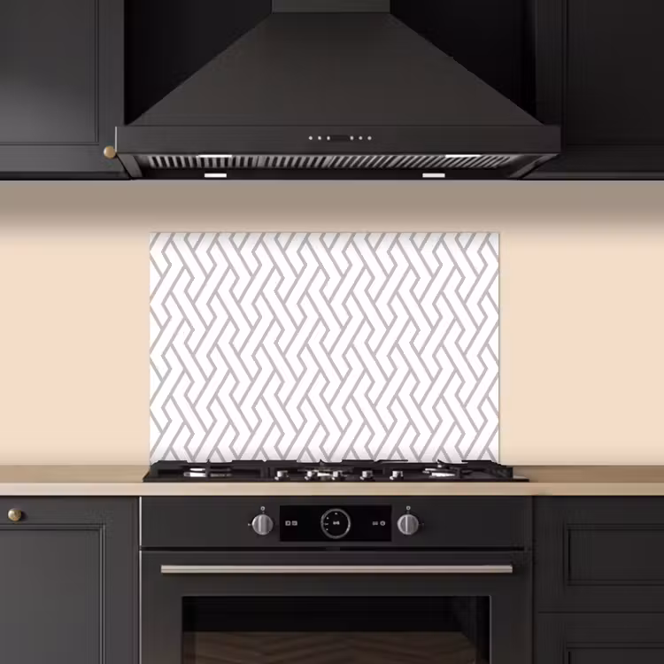Kitchen splashback for hob - Graphic - Pattern - Modern - Line — 5