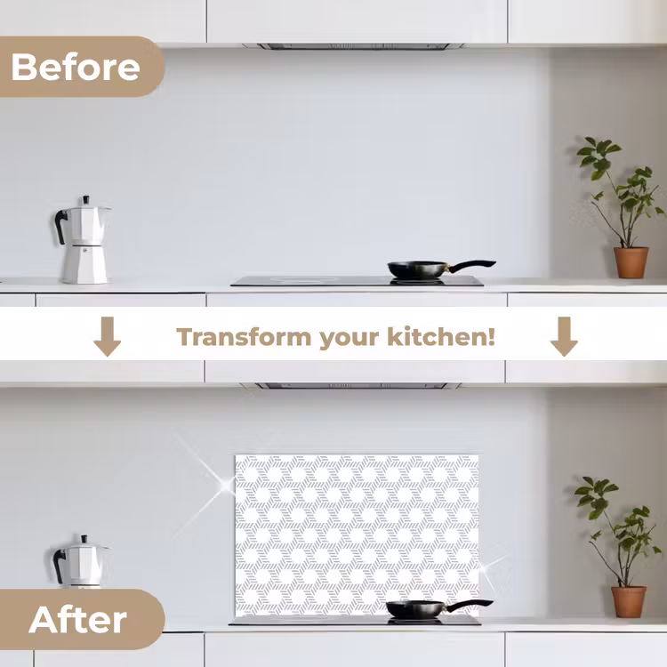 Kitchen splashback for hob - Graphic - Pattern - Modern - Striking - Limited — 7