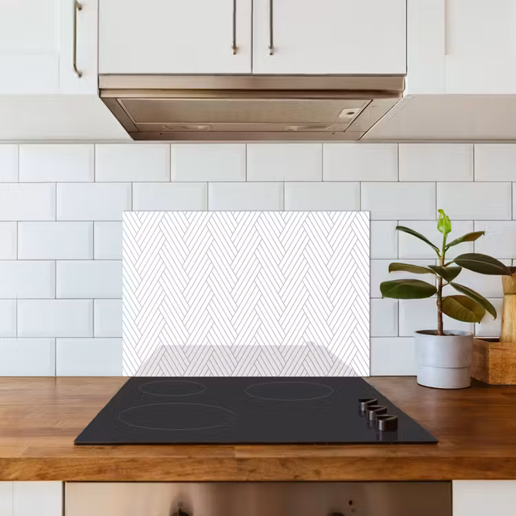 Kitchen splashback for hob - Graphic - Pattern - Modern - Woven — 3