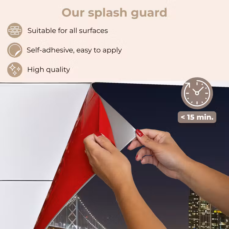 Kitchen splashback for hob - Lighting - Sky - Skyscrapers - Skyline — 4