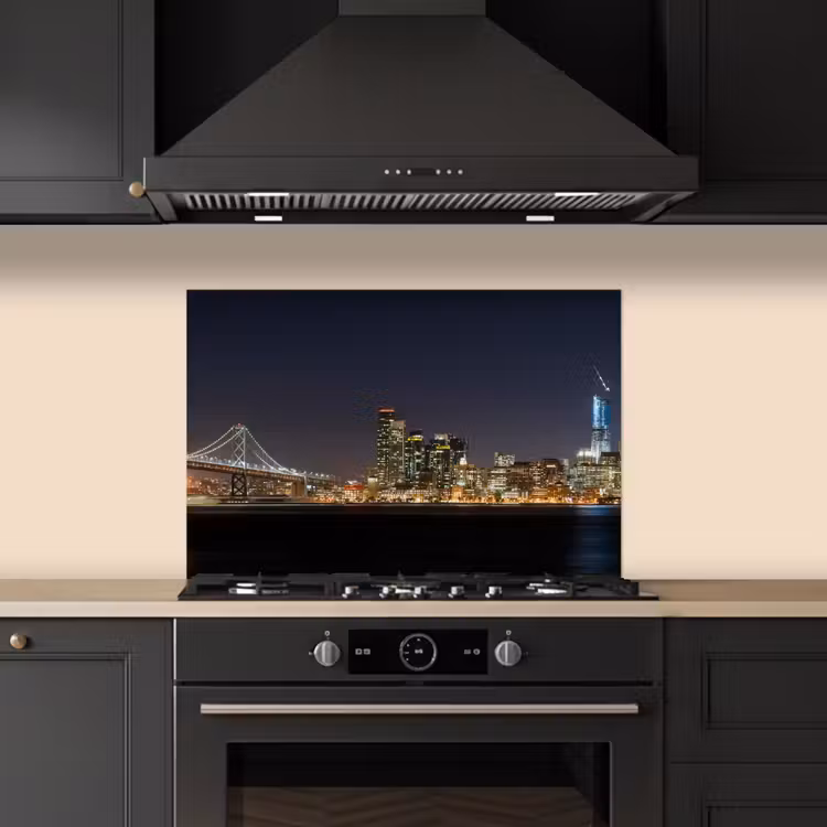 Kitchen splashback for hob - Lighting - Sky - Skyscrapers - Skyline — 5