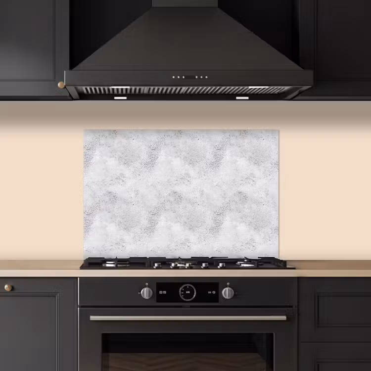 Kitchen splashback for hob - Light gray - Rough - Subtle — 5