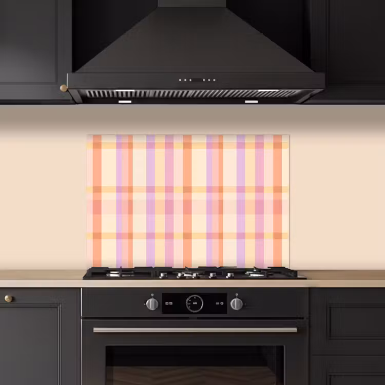 Kitchen splashback for hob - Pastel - off pattern - Geometric — 5