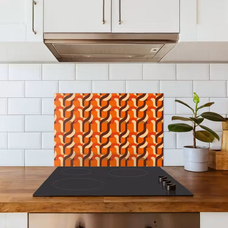 Kitchen splashback for hob - Retro - Modern - Colorful — 3