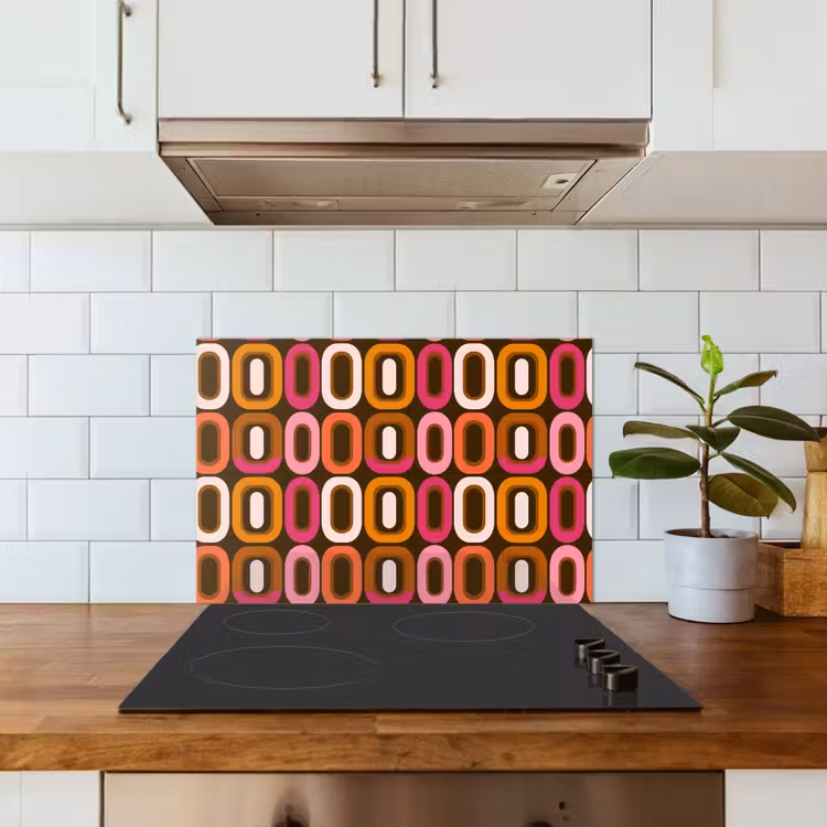 Kitchen splashback for hob - Modern - Retro - Colorful — 3