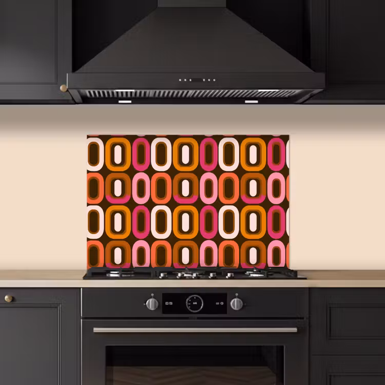 Kitchen splashback for hob - Modern - Retro - Colorful — 5