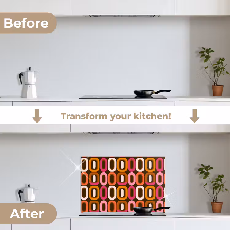 Kitchen splashback for hob - Modern - Retro - Colorful — 7