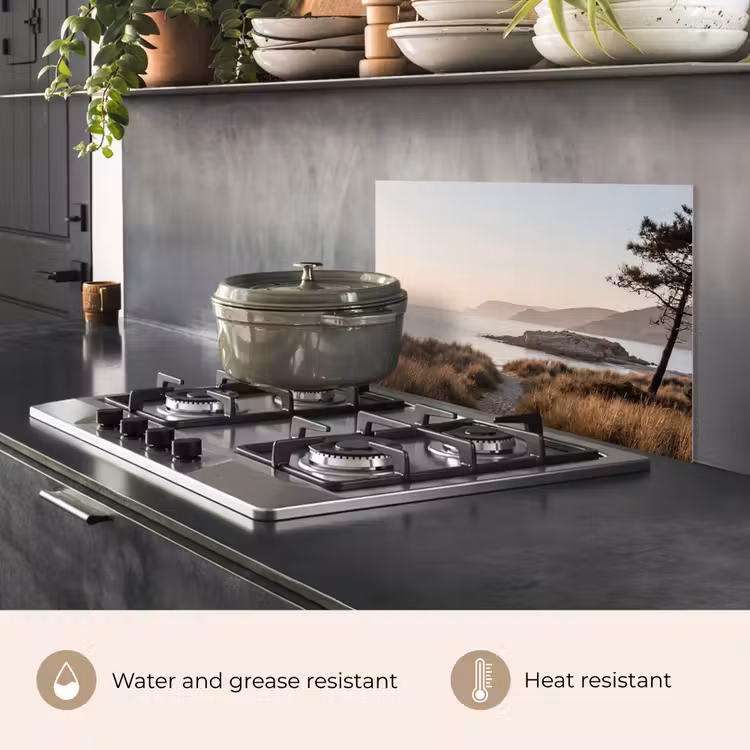 Kitchen splashback for hob - Landscape - Coastal - Dunes — 2