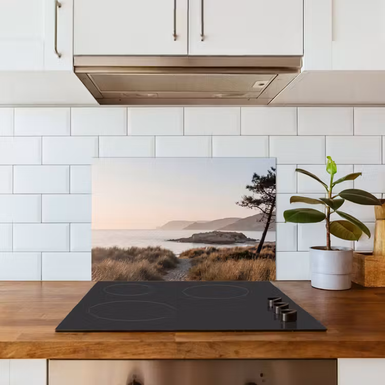 Kitchen splashback for hob - Landscape - Coastal - Dunes — 3