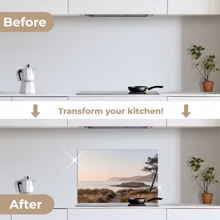 Kitchen splashback for hob - Landscape - Coastal - Dunes — 7