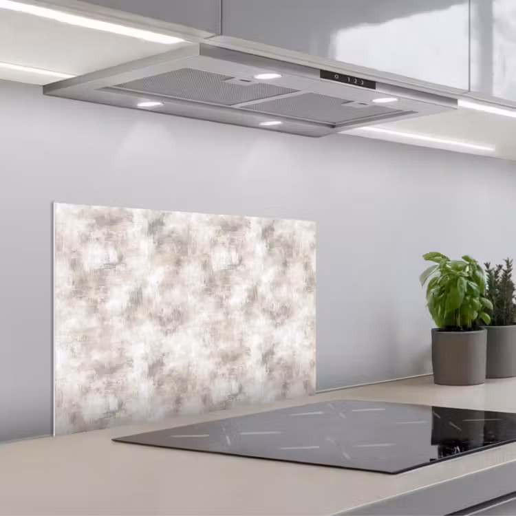Kitchen splashback for hob - Organic - Patterned - Melange — 1