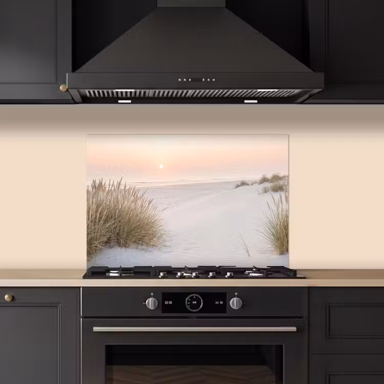 Kitchen splashback for hob - Horizon - Dune landscape - Sand — 5