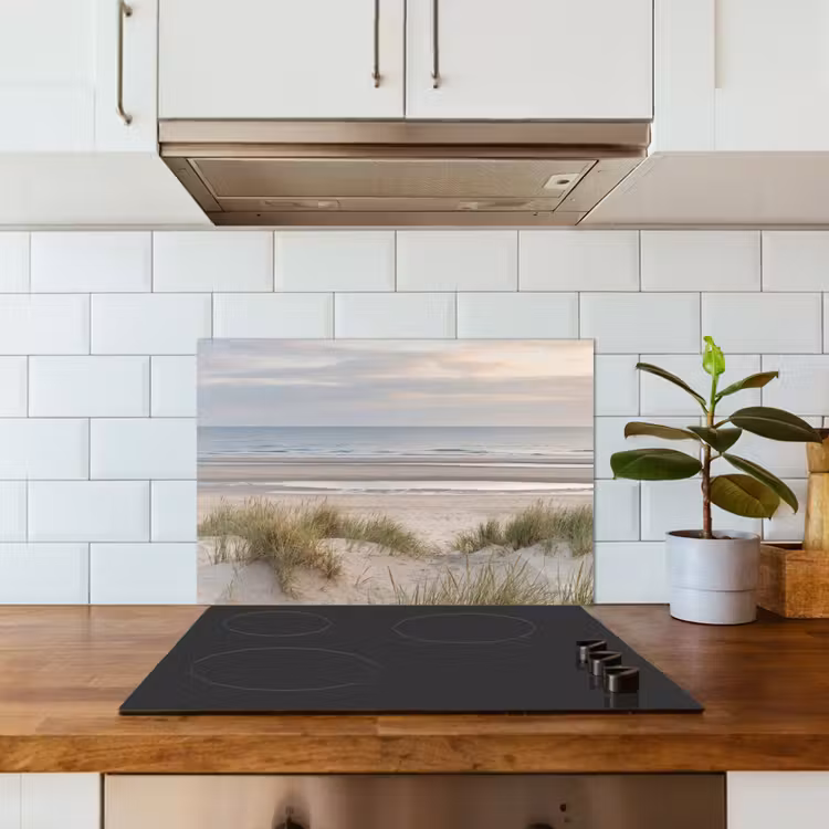 Kitchen splashback for hob - Sandy beach - Cloudy - Dunes — 3
