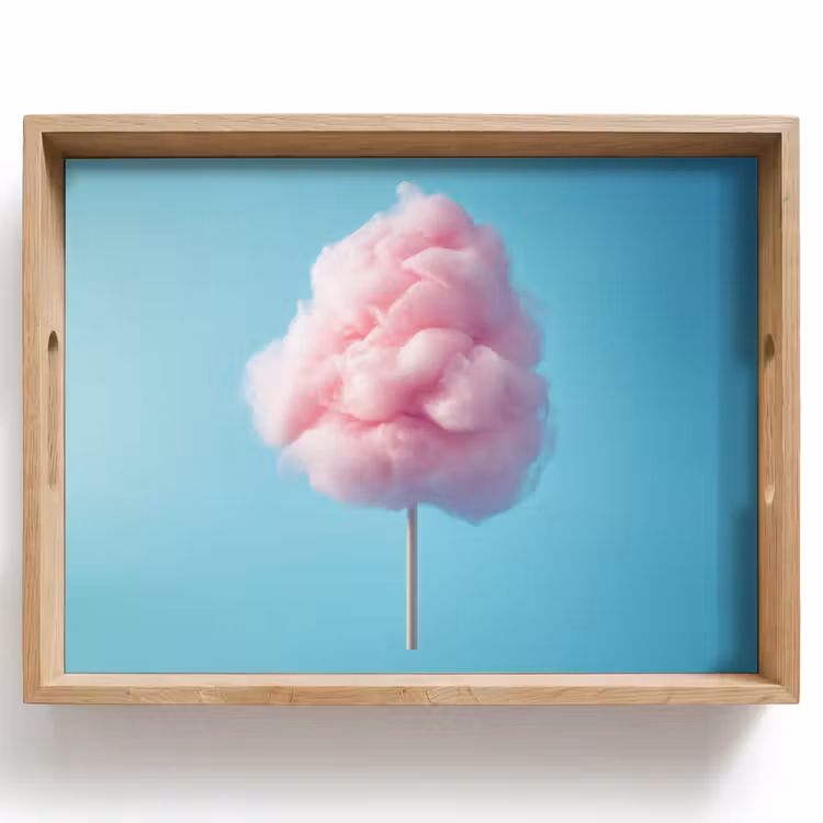 Tray - Cotton candy - Sweet - Candy — 1