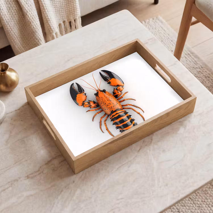 Tray - Cancer - Black - Orange - White - Unique — 2