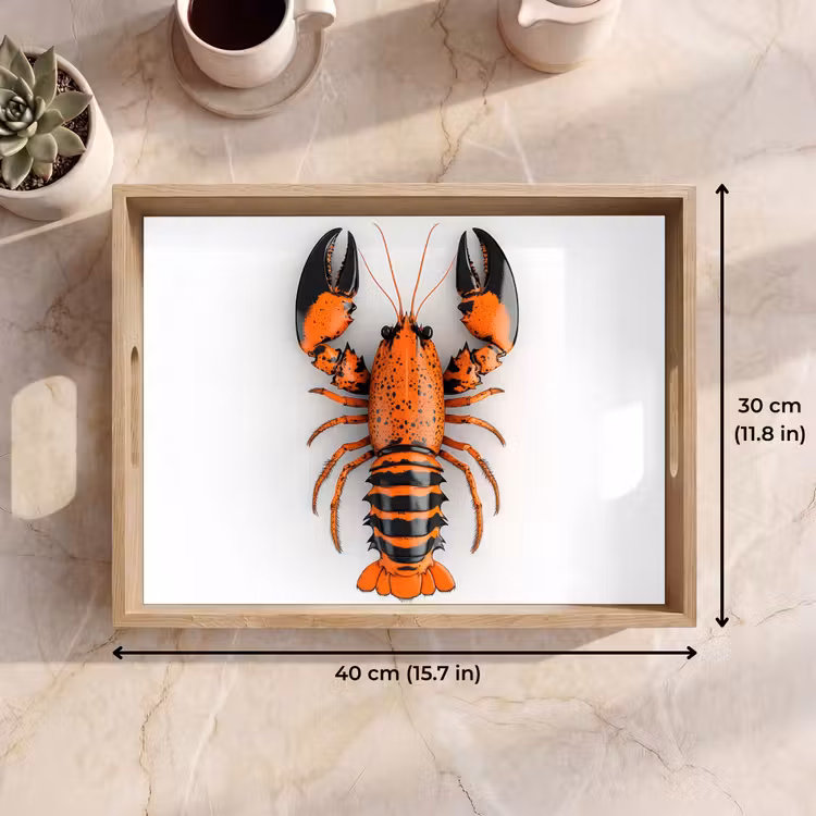 Tray - Cancer - Black - Orange - White - Unique — 7