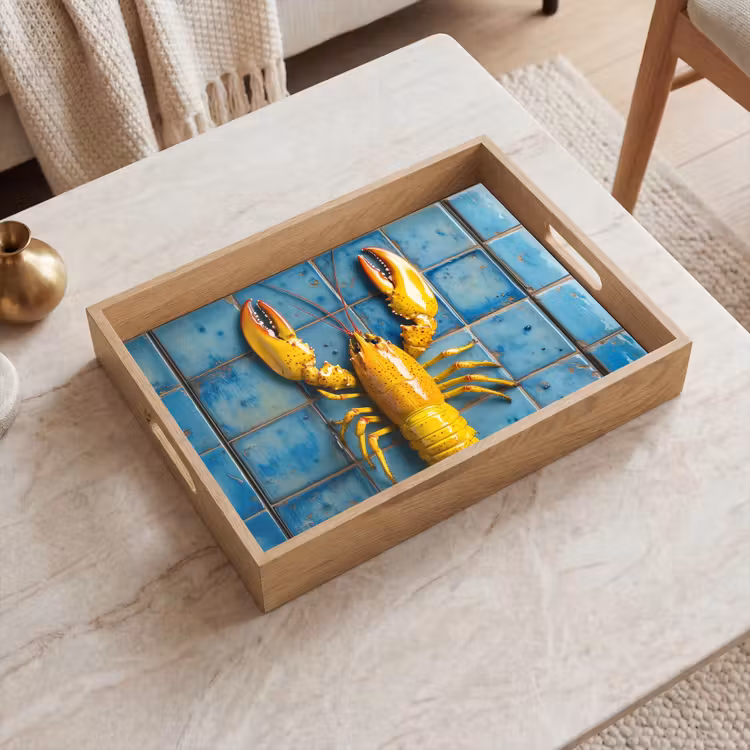 Tray - Cancer - Yellow - Blue - Tiles — 2