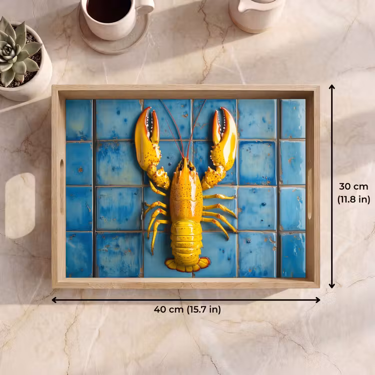 Tray - Cancer - Yellow - Blue - Tiles — 7