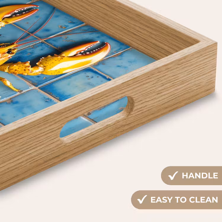 Tray - Cancer - Yellow - Blue - Tiles — 9