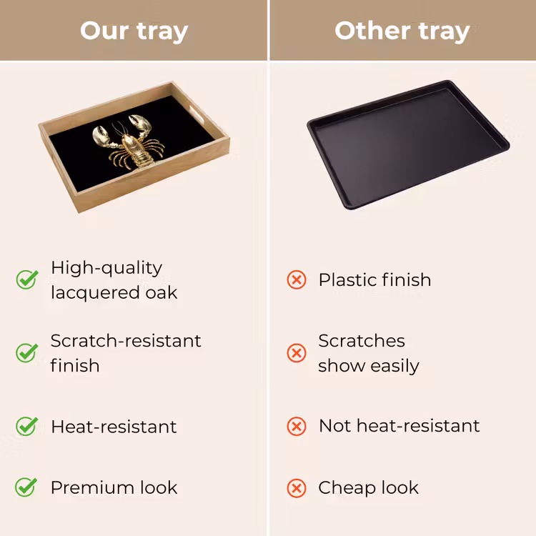 Tray - Cancer - Gold - Texture - Black — 10