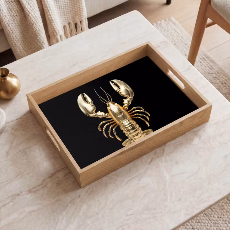Tray - Cancer - Gold - Texture - Black — 2