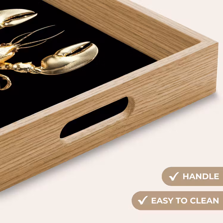 Tray - Cancer - Gold - Texture - Black — 9