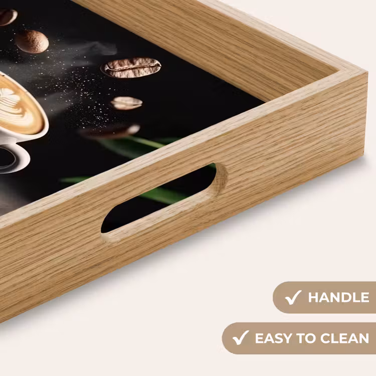 Tray - Cappuccino - Cup - Beans - Brown — 9