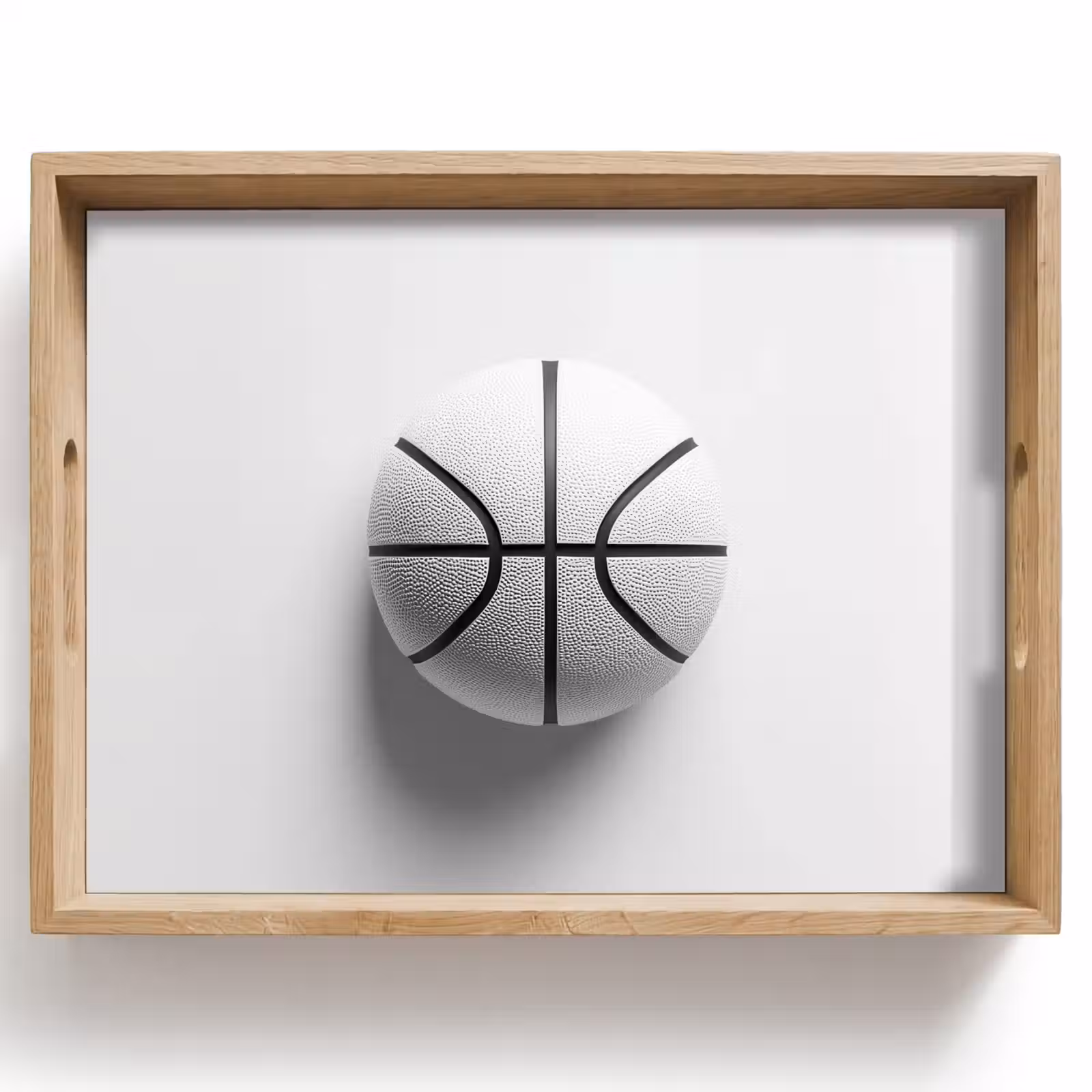 Tray - Basketball - White - Shade - Lines — 1