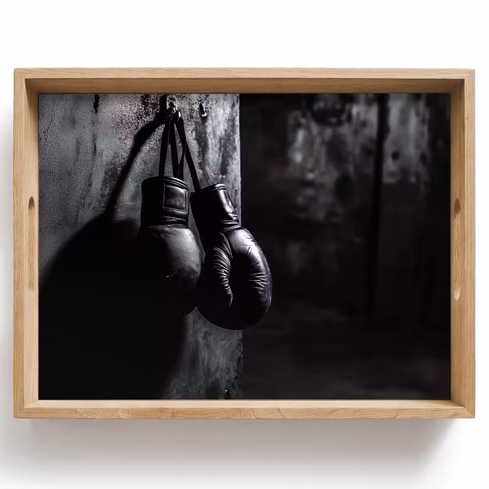 Tray - Boxing gloves - Wall - Dark - Black — 1