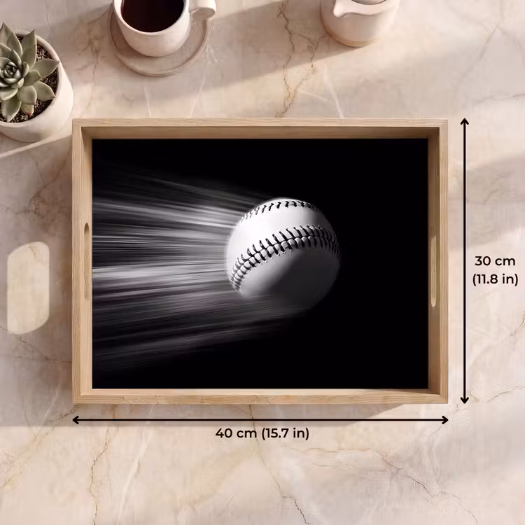 Tray - Baseball - White - Flies — 7