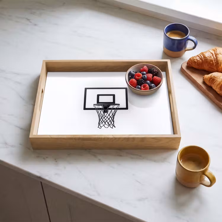Tray - Basketball Board - Minimalist - Black — 3