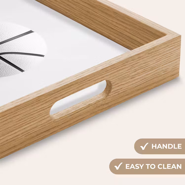 Tray - Basketball - White - Shade - Lines — 9
