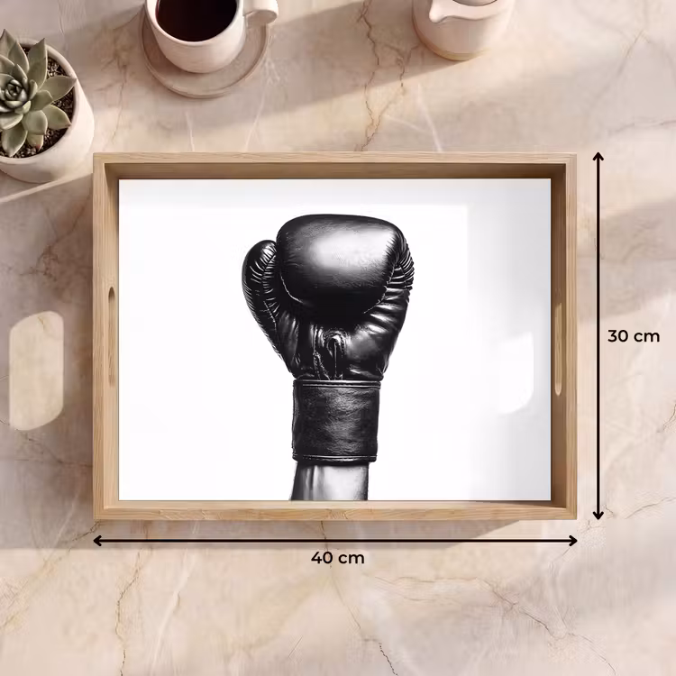 Tray - Boxing glove - Black - Hand — 8