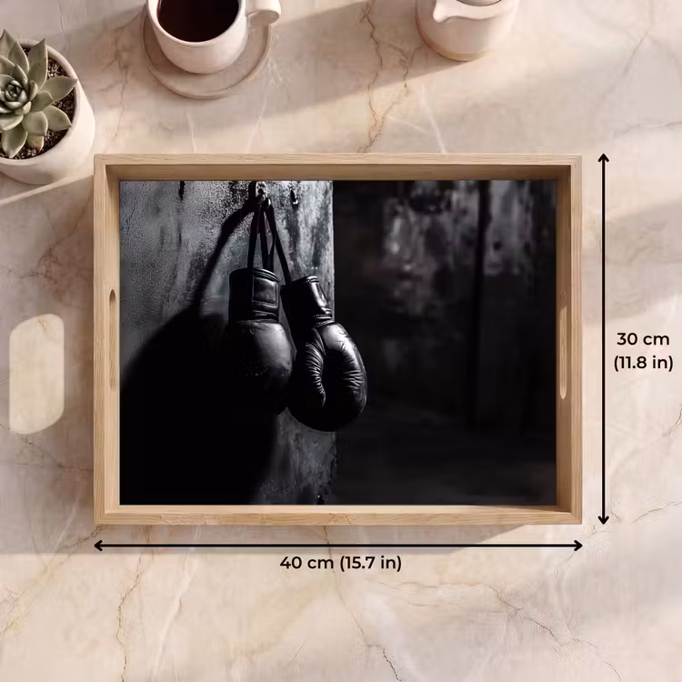 Tray - Boxing gloves - Wall - Dark - Black — 7