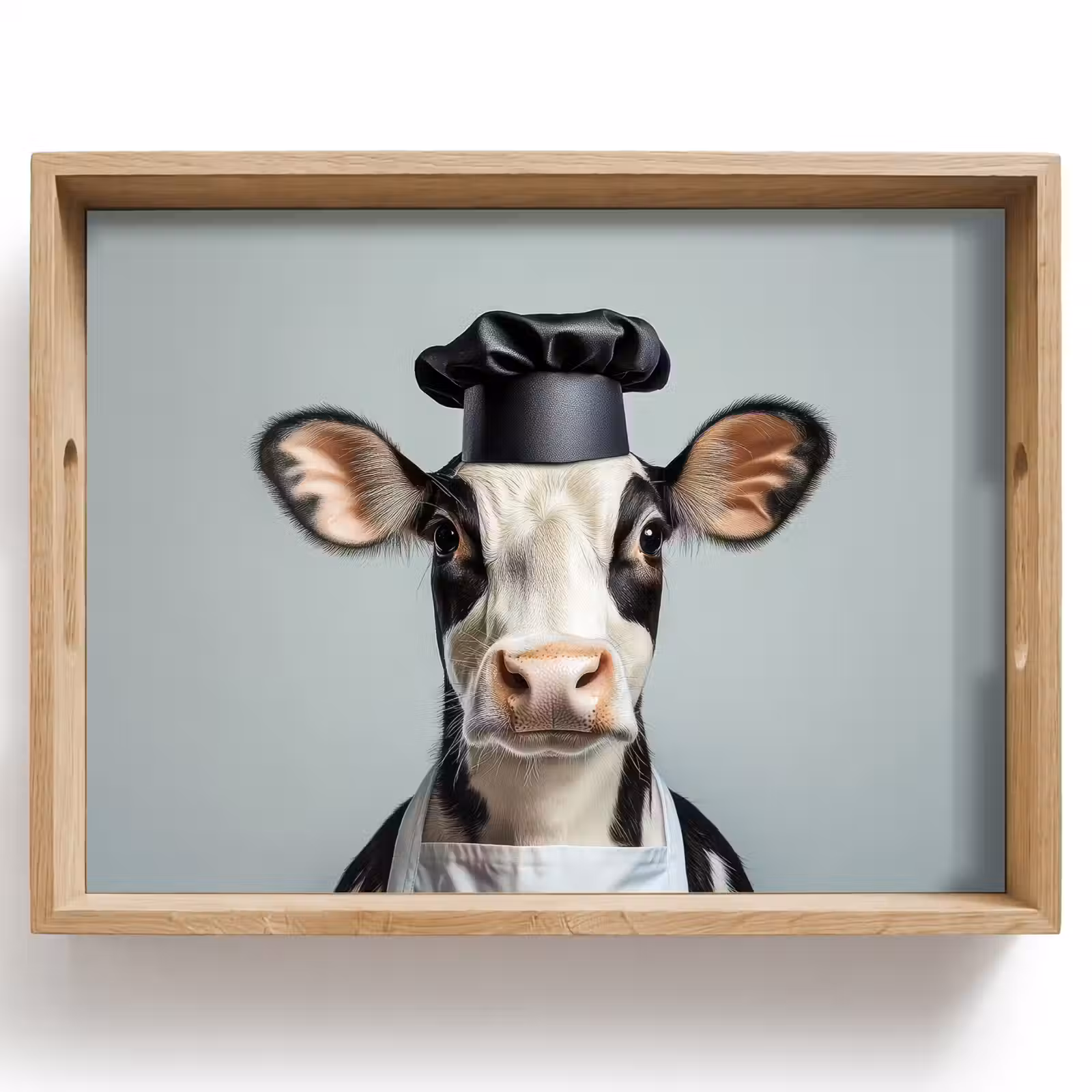 Tray - Cow - Black - White - Cook — 1