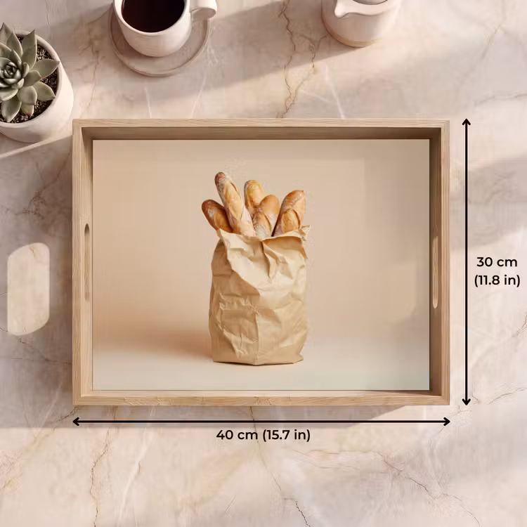 Tray - Baguette - Bread - Baguette - Beige — 7