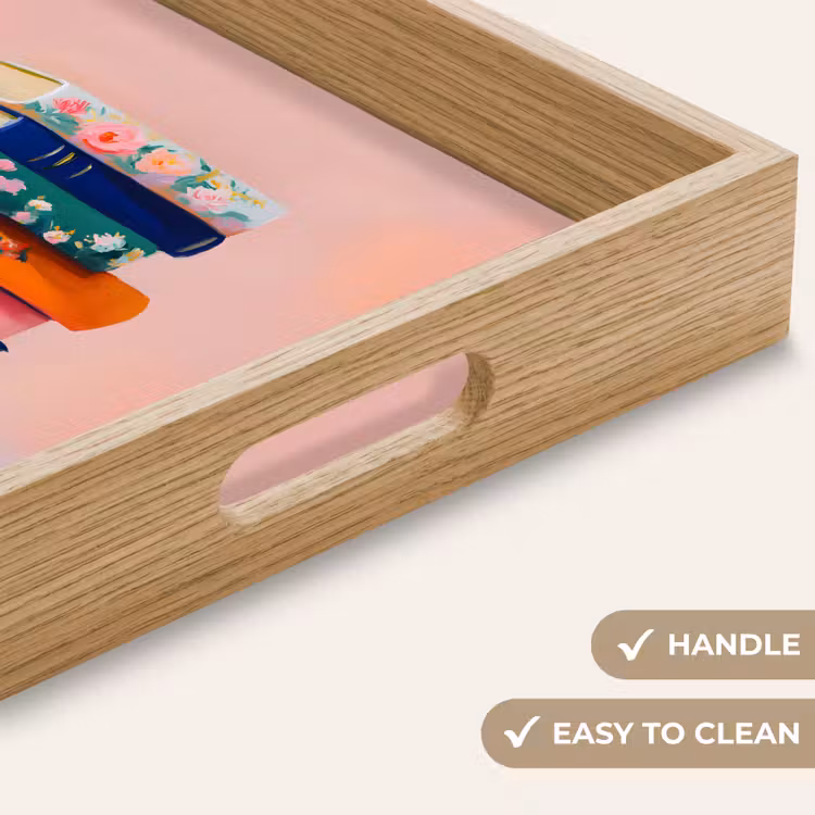 Tray - Books - Stack - Colorful — 9