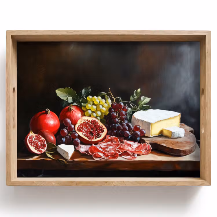 Tray - Drinking Board - Still Life - Vintage — 1