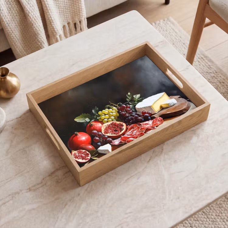 Tray - Drinking Board - Still Life - Vintage — 2