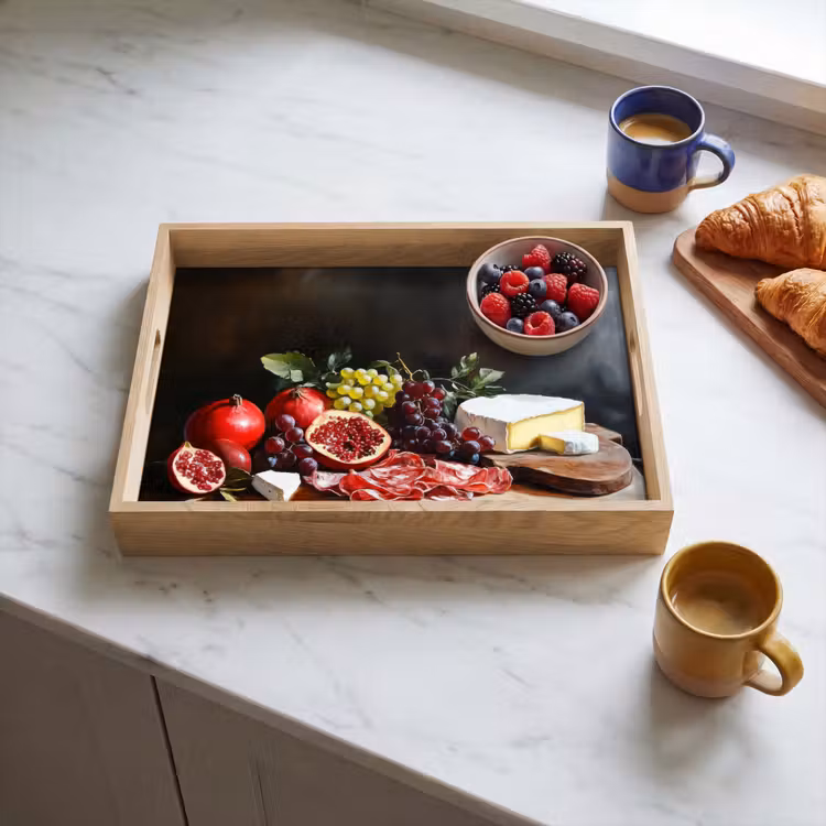 Tray - Drinking Board - Still Life - Vintage — 3