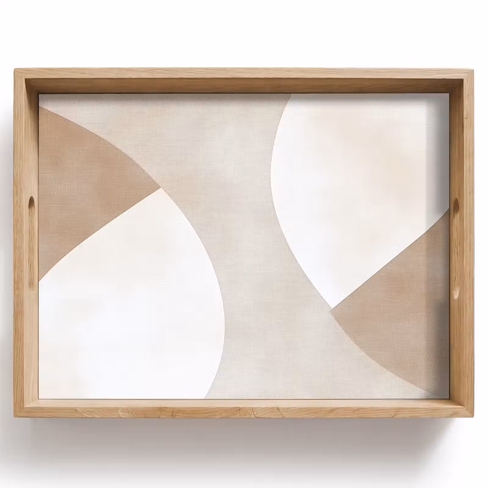 Tray - Brown - Japandi - Abstract — 1