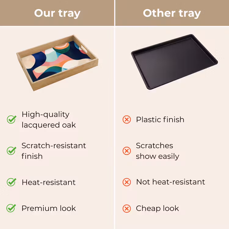Tray - Abstract - Blue - Pink — 10
