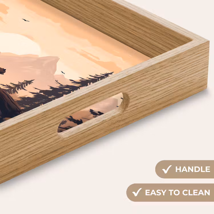 Tray - Bears - Trees - Landscape - Sunset — 9